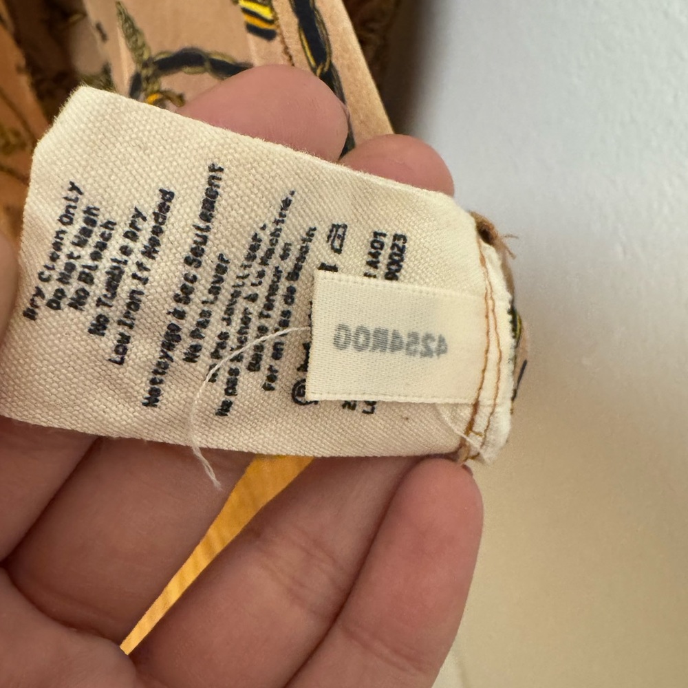 L'agence Nina Chain Pattern Button Down Shirt - image 4